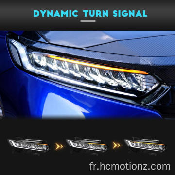 Hcmotionz Factory 2018-2021 Honda Accord LED phares